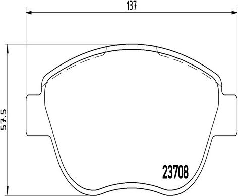 Kaishin FK20064 - Комплект спирачно феродо, дискови спирачки vvparts.bg