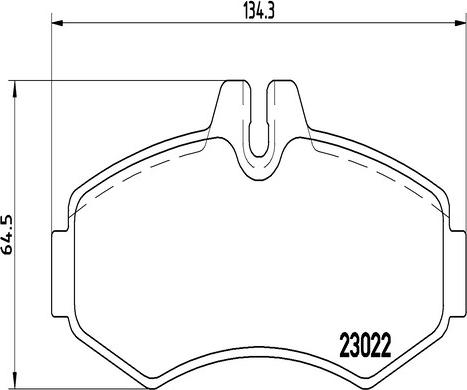 Kaishin FK20020 - Комплект спирачно феродо, дискови спирачки vvparts.bg