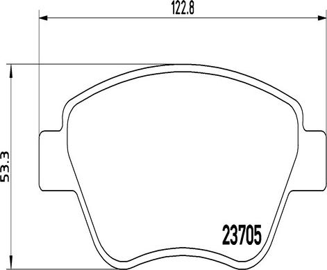 Kaishin FK20297 - Комплект спирачно феродо, дискови спирачки vvparts.bg