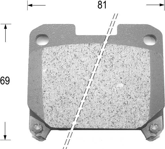 Kaishin FK2146 - Комплект спирачно феродо, дискови спирачки vvparts.bg