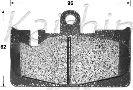 Kaishin FK2213 - Комплект спирачно феродо, дискови спирачки vvparts.bg