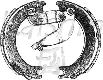 Kaishin K2226 - Комплект спирачна челюст vvparts.bg