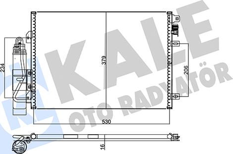 KALE OTO RADYATÖR 128298 - Кондензатор, климатизация vvparts.bg