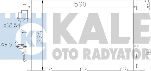 KALE OTO RADYATÖR 393400 - Кондензатор, климатизация vvparts.bg