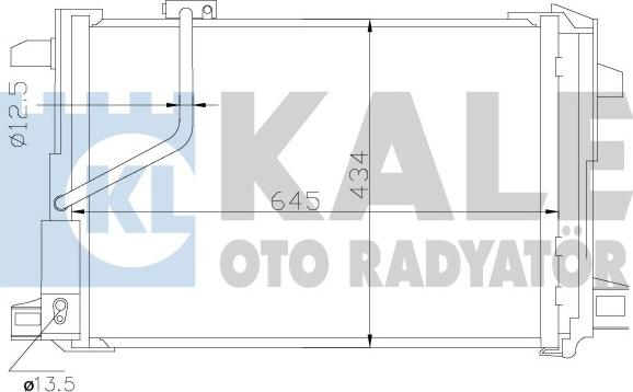 KALE OTO RADYATÖR 343030 - Кондензатор, климатизация vvparts.bg