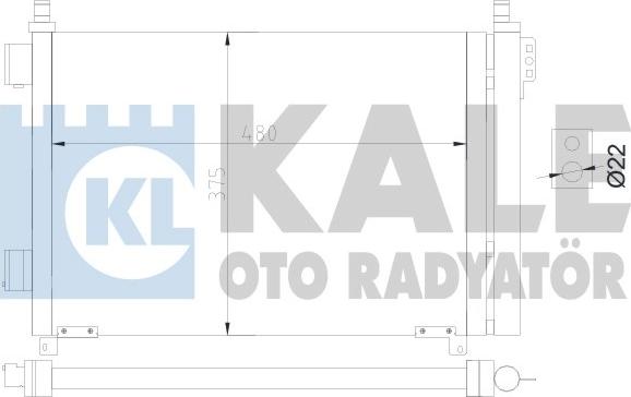 KALE OTO RADYATÖR 343170 - Кондензатор, климатизация vvparts.bg