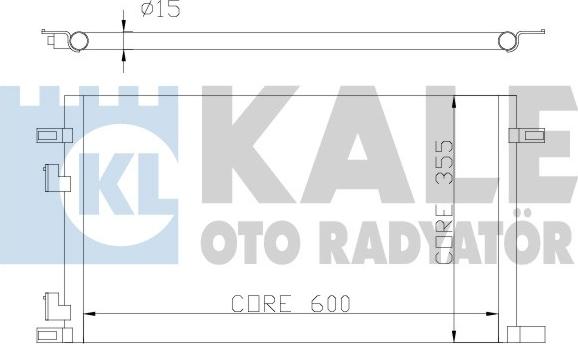 KALE OTO RADYATÖR 342825 - Кондензатор, климатизация vvparts.bg