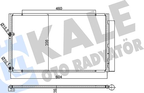 KALE OTO RADYATÖR 352625 - Кондензатор, климатизация vvparts.bg