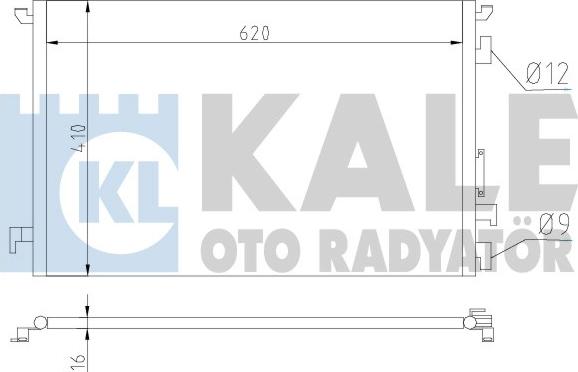 KALE OTO RADYATÖR 389000 - Кондензатор, климатизация vvparts.bg