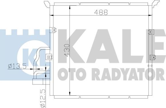 KALE OTO RADYATÖR 385100 - Кондензатор, климатизация vvparts.bg