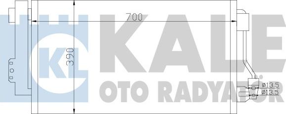 KALE OTO RADYATÖR 381500 - Кондензатор, климатизация vvparts.bg