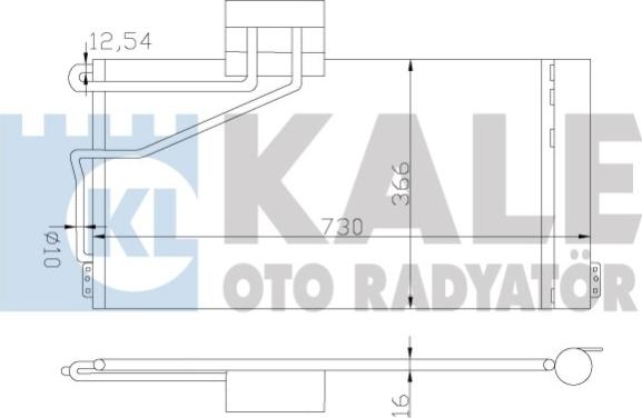 KALE OTO RADYATÖR 387800 - Кондензатор, климатизация vvparts.bg