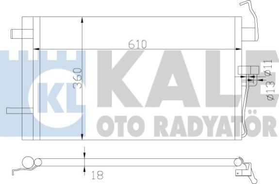 KALE OTO RADYATÖR 379400 - Кондензатор, климатизация vvparts.bg