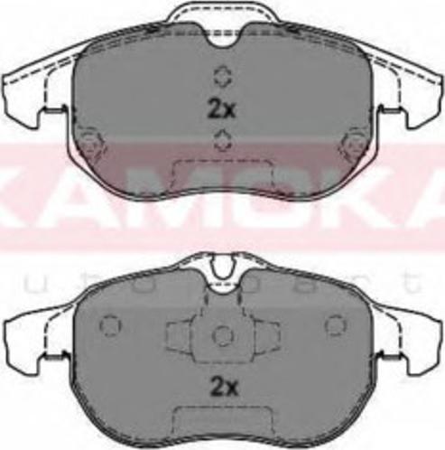 Kamoka 1013040 - Комплект спирачно феродо, дискови спирачки vvparts.bg