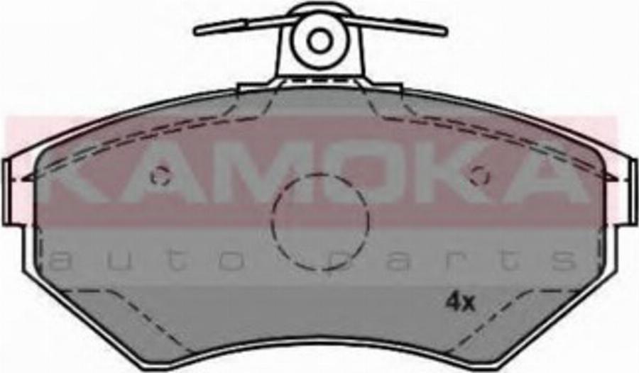 Kamoka 1012624 - Комплект спирачно феродо, дискови спирачки vvparts.bg