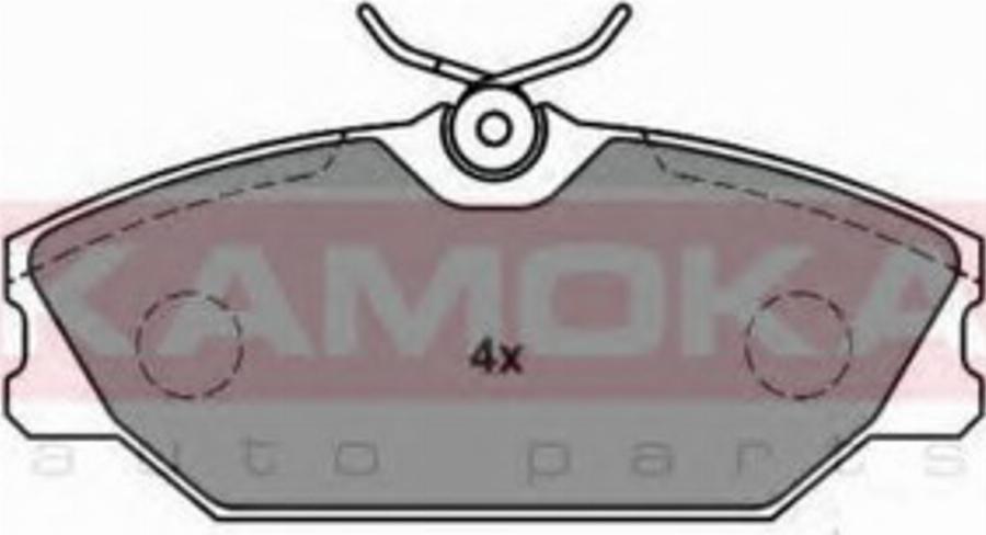 Kamoka 1012840 - Комплект спирачно феродо, дискови спирачки vvparts.bg