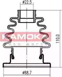 Kamoka 1148010 - Маншон, полуоска vvparts.bg