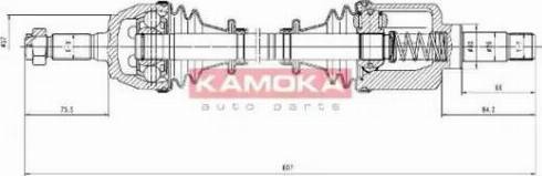 Kamoka CT1138952 - Полуоска vvparts.bg