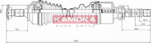 Kamoka CT1138972 - Полуоска vvparts.bg