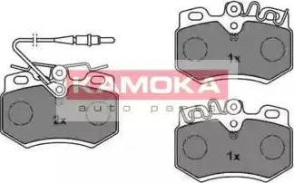 Kamoka JQ101910 - Комплект спирачно феродо, дискови спирачки vvparts.bg