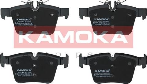 Kamoka JQ101441 - Комплект спирачно феродо, дискови спирачки vvparts.bg