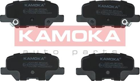 Kamoka JQ101465 - Комплект спирачно феродо, дискови спирачки vvparts.bg