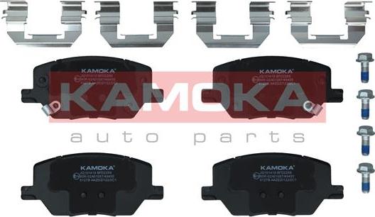 Kamoka JQ101419 - Комплект спирачно феродо, дискови спирачки vvparts.bg