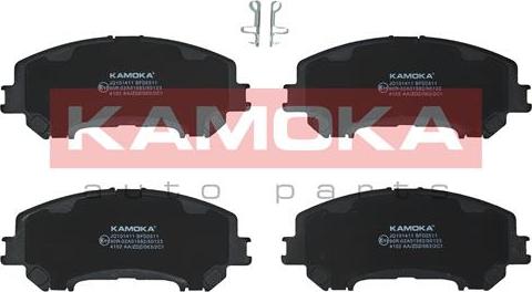 Kamoka JQ101411 - Комплект спирачно феродо, дискови спирачки vvparts.bg