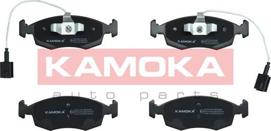 Kamoka JQ101435 - Комплект спирачно феродо, дискови спирачки vvparts.bg