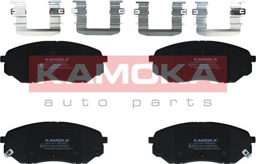 Kamoka JQ101471 - Комплект спирачно феродо, дискови спирачки vvparts.bg