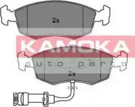 Kamoka JQ101552 - Комплект спирачно феродо, дискови спирачки vvparts.bg