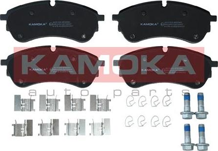 Kamoka JQ101025 - Комплект спирачно феродо, дискови спирачки vvparts.bg