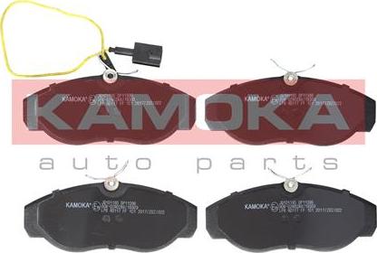Kamoka JQ101195 - Комплект спирачно феродо, дискови спирачки vvparts.bg