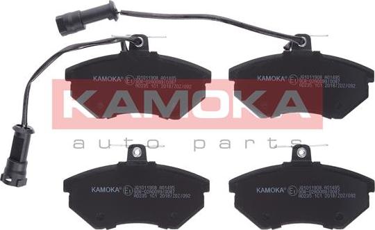 Kamoka JQ1011908 - Комплект спирачно феродо, дискови спирачки vvparts.bg