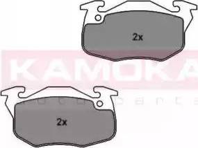 Kamoka JQ1011460 - Комплект спирачно феродо, дискови спирачки vvparts.bg