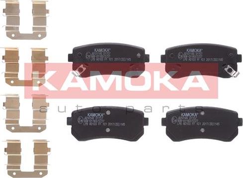 Kamoka JQ101146 - Комплект спирачно феродо, дискови спирачки vvparts.bg