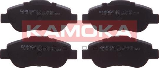 Kamoka JQ101152 - Комплект спирачно феродо, дискови спирачки vvparts.bg