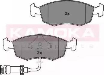 Kamoka JQ1011692 - Комплект спирачно феродо, дискови спирачки vvparts.bg