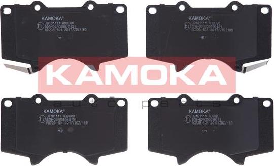 Kamoka JQ101111 - Комплект спирачно феродо, дискови спирачки vvparts.bg