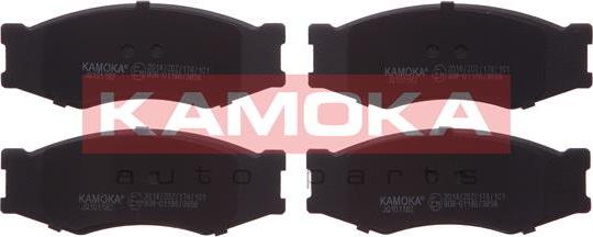 Kamoka JQ101182 - Комплект спирачно феродо, дискови спирачки vvparts.bg