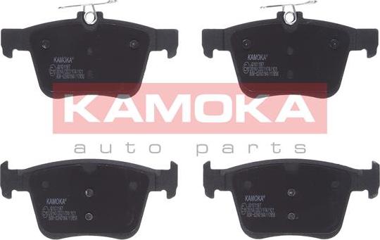 Kamoka JQ101187 - Комплект спирачно феродо, дискови спирачки vvparts.bg