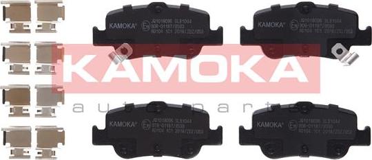 Kamoka JQ1018096 - Комплект спирачно феродо, дискови спирачки vvparts.bg