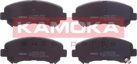 Kamoka JQ1018102 - Комплект спирачно феродо, дискови спирачки vvparts.bg