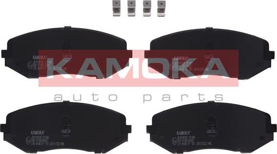 Kamoka JQ1018120 - Комплект спирачно феродо, дискови спирачки vvparts.bg