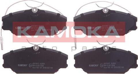 Kamoka JQ101812 - Комплект спирачно феродо, дискови спирачки vvparts.bg