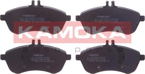Kamoka JQ1018398 - Комплект спирачно феродо, дискови спирачки vvparts.bg