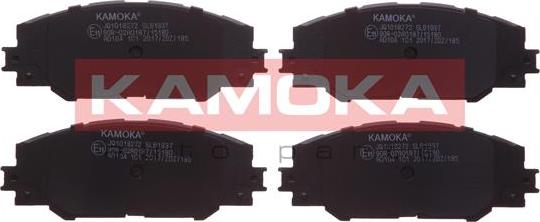 Kamoka JQ1018272 - Комплект спирачно феродо, дискови спирачки vvparts.bg