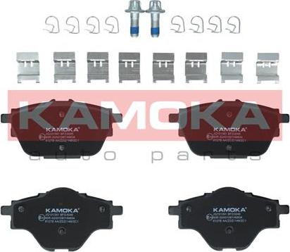 Kamoka JQ101391 - Комплект спирачно феродо, дискови спирачки vvparts.bg