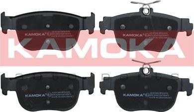 Kamoka JQ101345 - Комплект спирачно феродо, дискови спирачки vvparts.bg