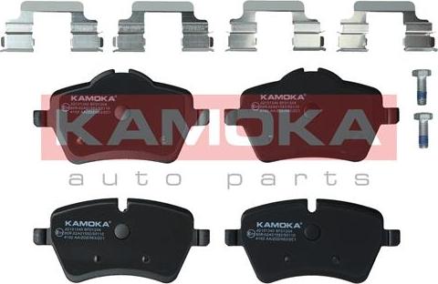 Kamoka JQ101340 - Комплект спирачно феродо, дискови спирачки vvparts.bg